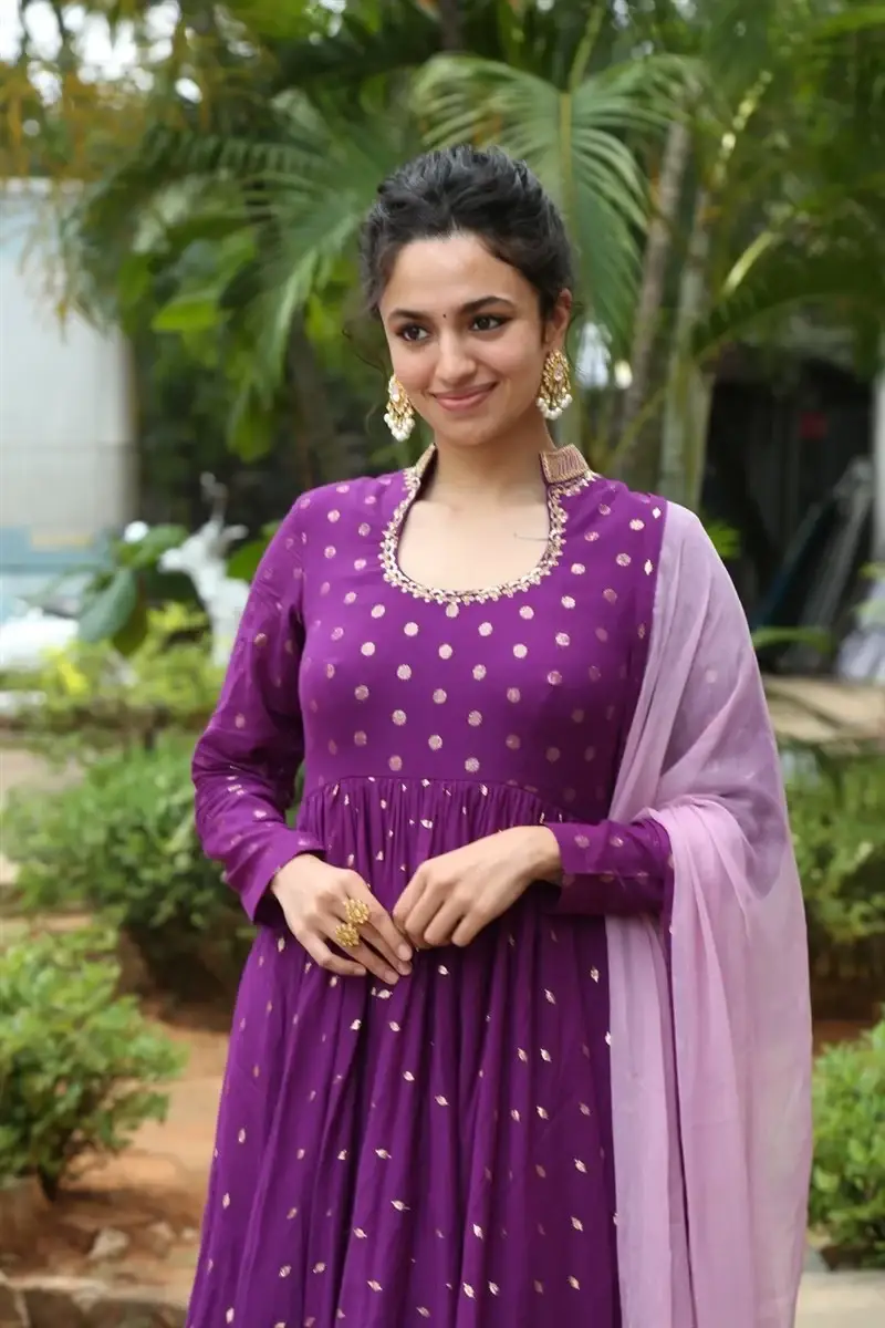 Indian Actress Malvika Nair at Anni Manchi Sakunamule Movie Meet